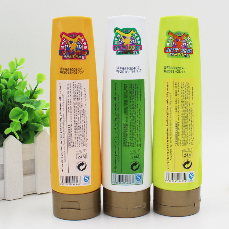 Farger Fage Green Tea Fragrance Anti-Dryness Spring Fiber Elastic Fiber Anti-Frizz Volumizing Moisturizing Styling Curly Hair Aloe Vera