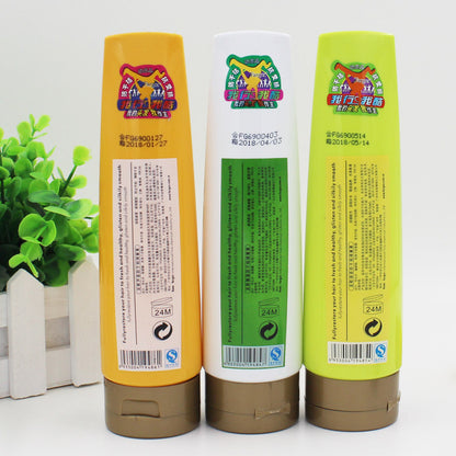 Farger Fage Green Tea Fragrance Anti-Dryness Spring Fiber Elastic Fiber Anti-Frizz Volumizing Moisturizing Styling Curly Hair Aloe Vera